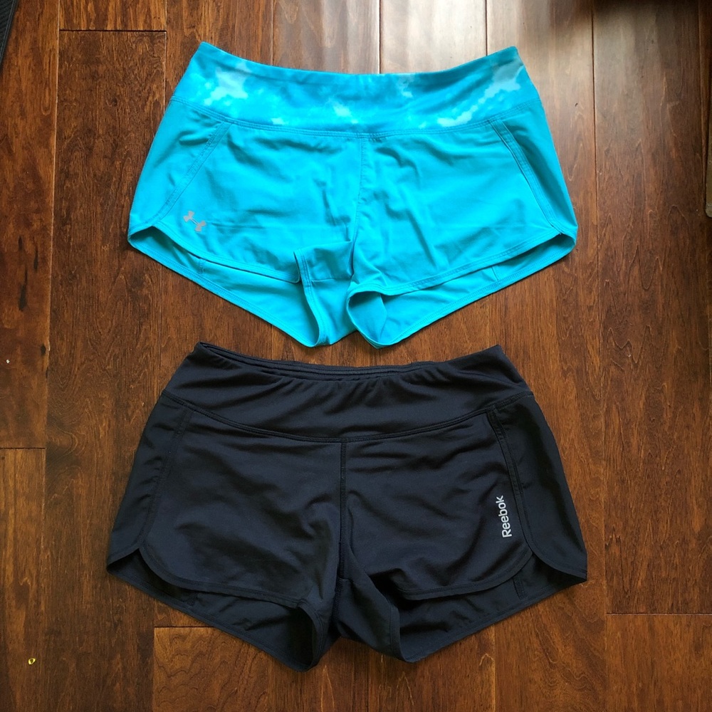Reebok & Under Armour shorts, small